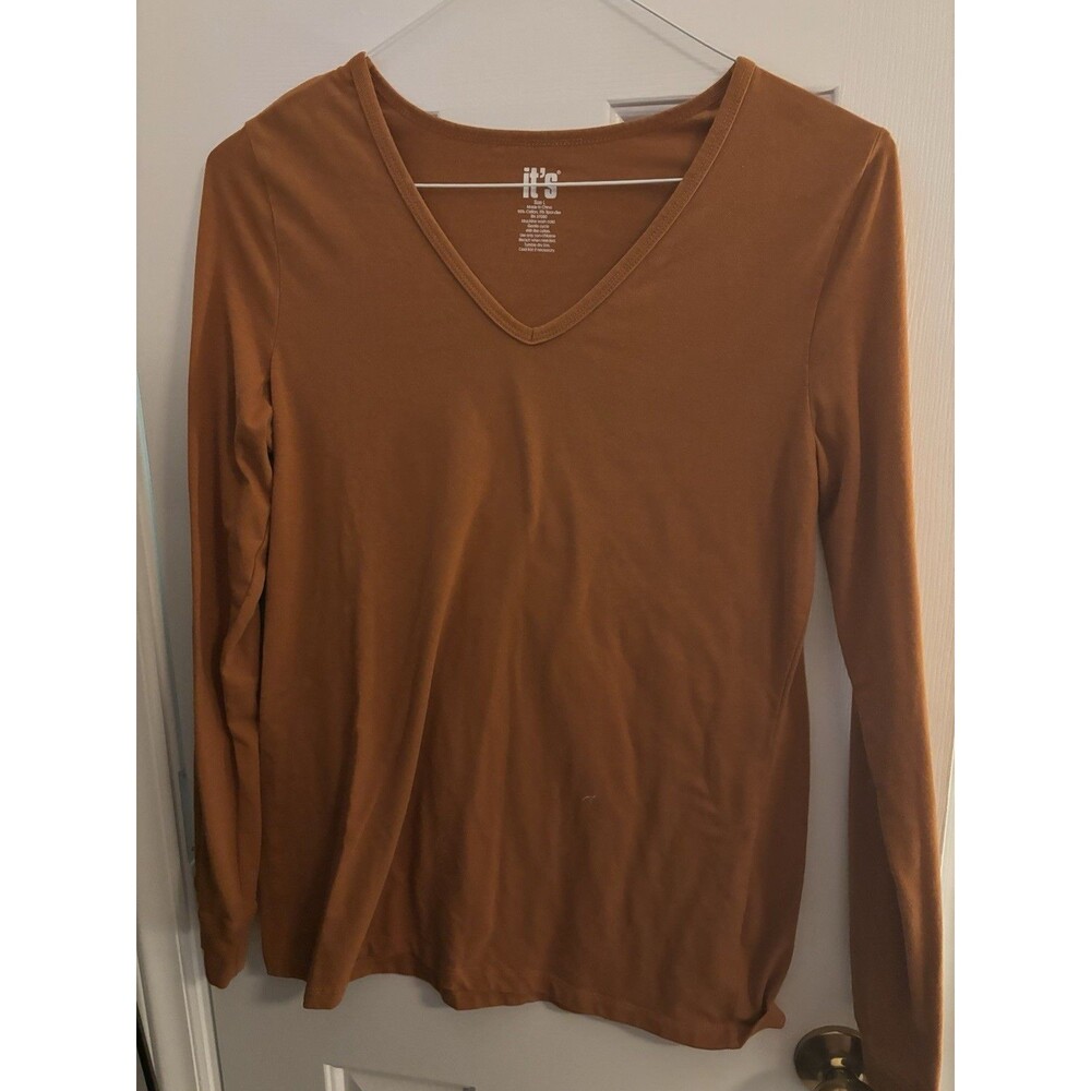 Women’s it’s Brown Tee Large